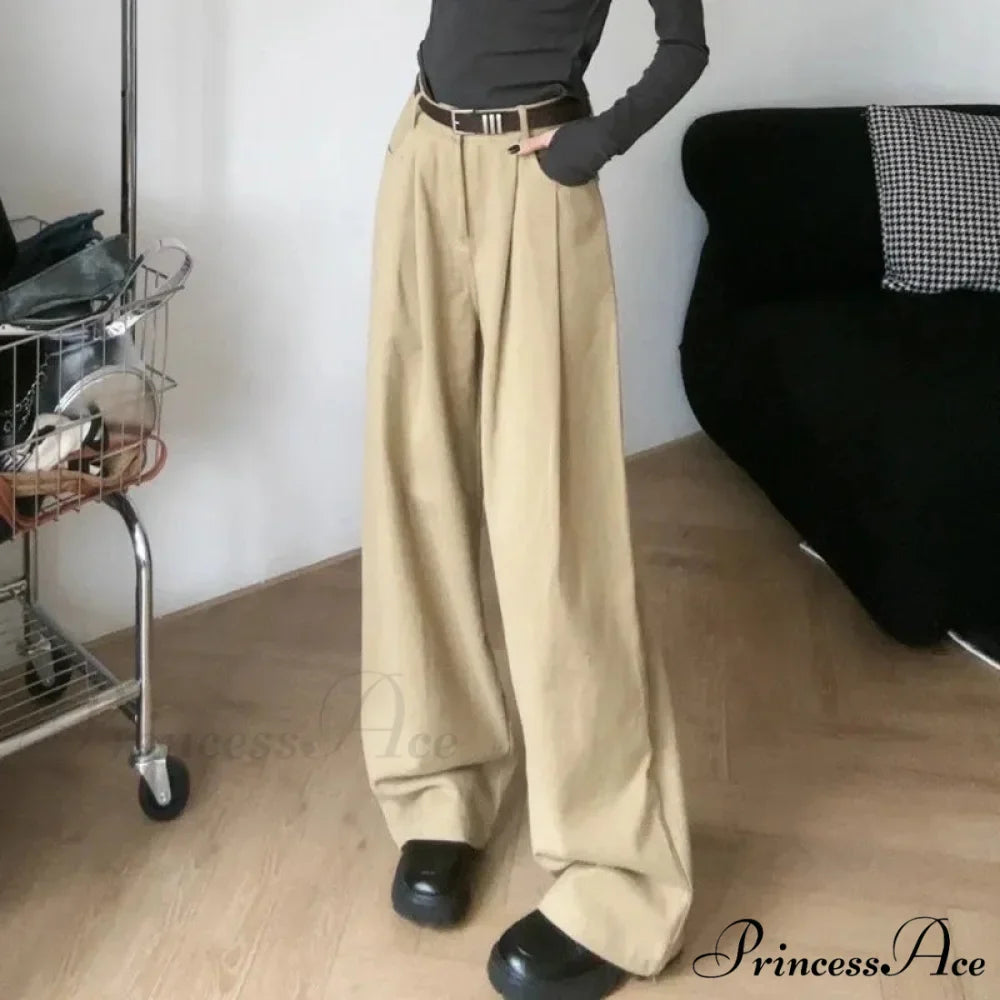 Baggy Office Women's Suit Trousers