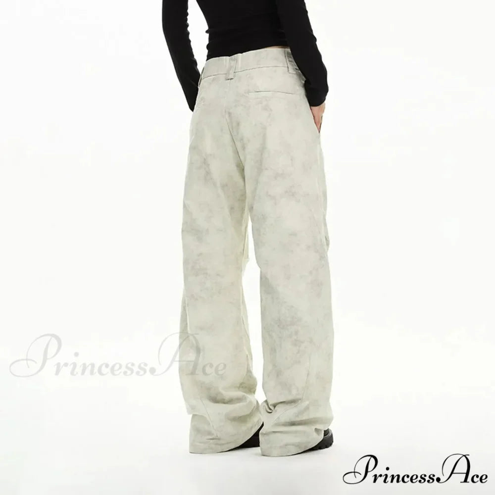 Baggy Straight Tie Dye Y2K Urban Trousers