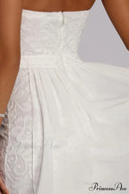 Bailey Strapless Stylish Lace Dress