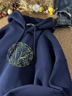Bamboo Design Casual Y2K Hoodie