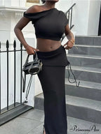 Bandage Skirt Set Maxi Dress