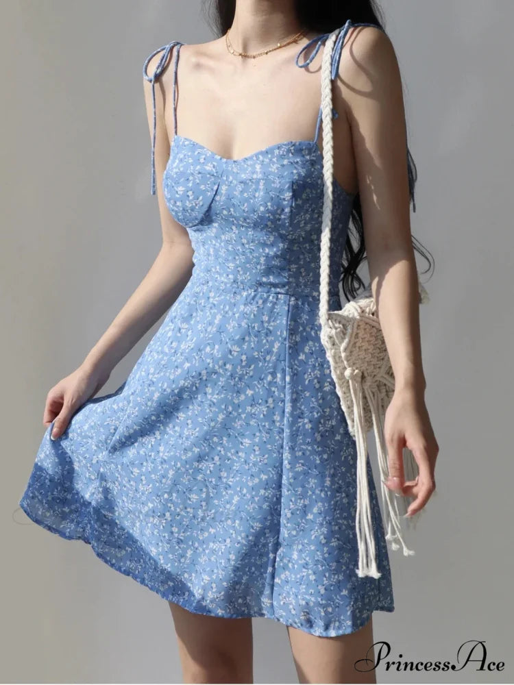 Bandage Spaghetti Strap Mini Dress