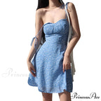 Bandage Spaghetti Strap Mini Dress