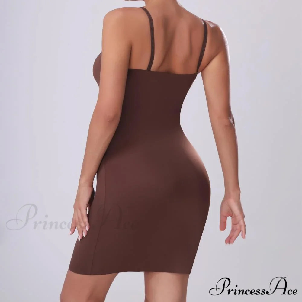 Basic Essential Ribbed Charming Knit Midi Dress