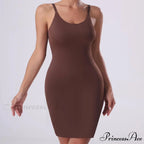 Basic Essential Ribbed Charming Knit Midi Dress