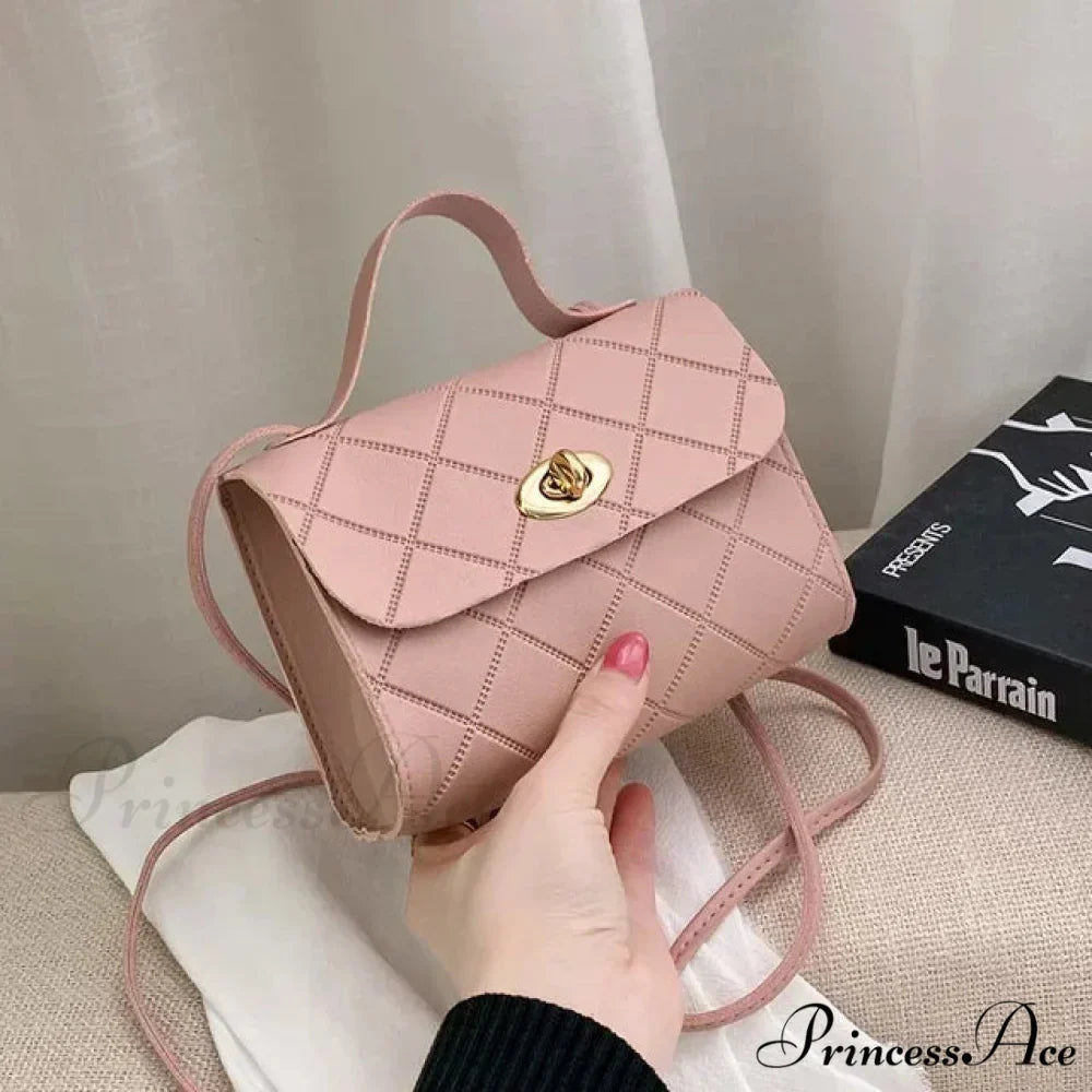 Basic Synthetic Leather Cell Phone Change Crossbody Purse