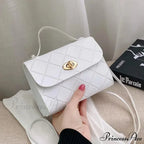 Basic Synthetic Leather Cell Phone Change Crossbody Purse