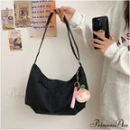 Basic University Style Nylon Spacious Crossbody