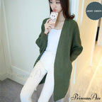 Bat Sleeve Knitted Plus Size Jacket Loose Ladies Sweaters Cardigans