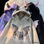 Bat Stitching Harajuku Hoodie