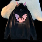 Bat Stitching Harajuku Hoodie
