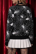 Halloween Jacquard Pullover Sweater