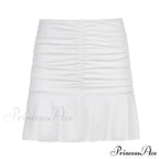 Beachwear White Accessory Harajuku Skirts