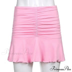 Beachwear White Accessory Harajuku Skirts