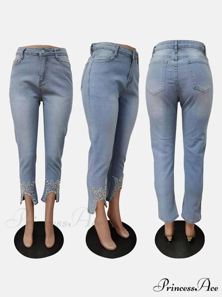 Beaded Sleeve Twist Trendy Front Midi Dress