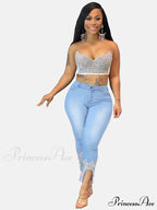 Beaded Sleeve Twist Trendy Front Midi Dress