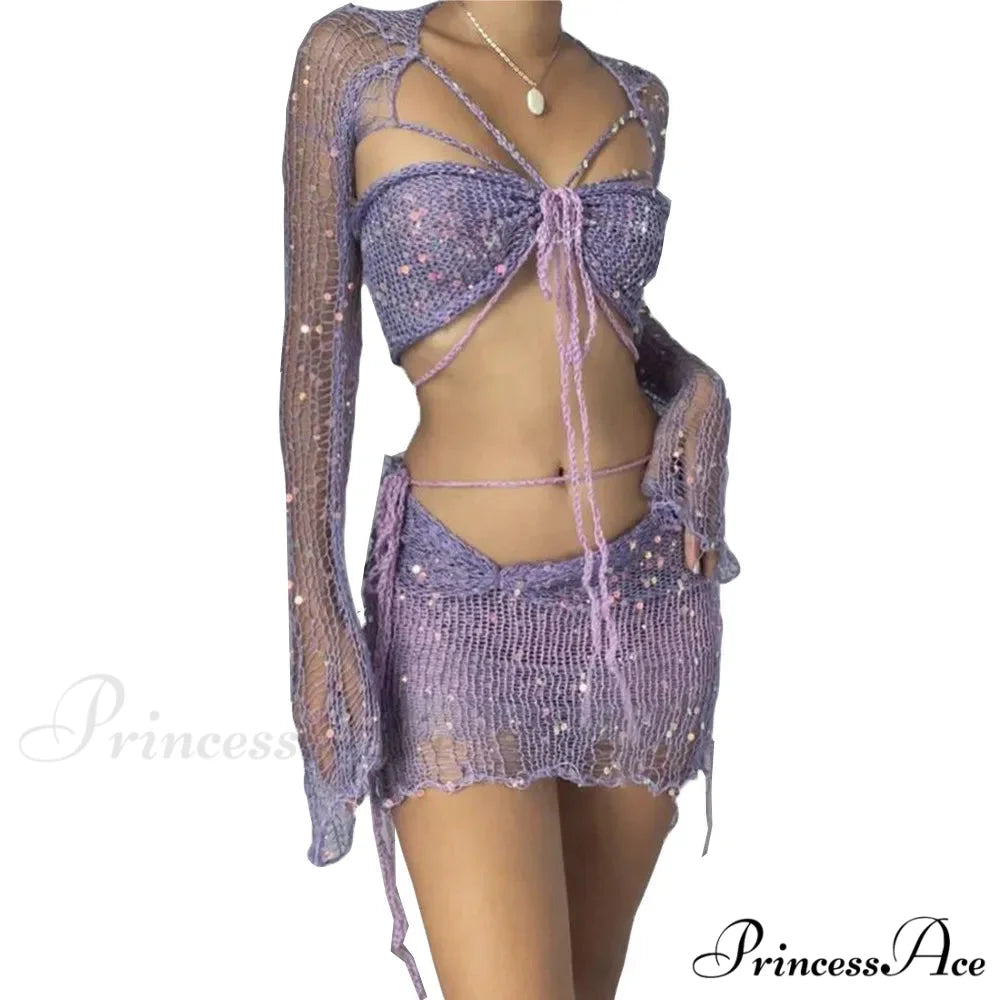 Beaded Sweater Maxi Dress