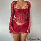 Beaded Sweater Maxi Dress