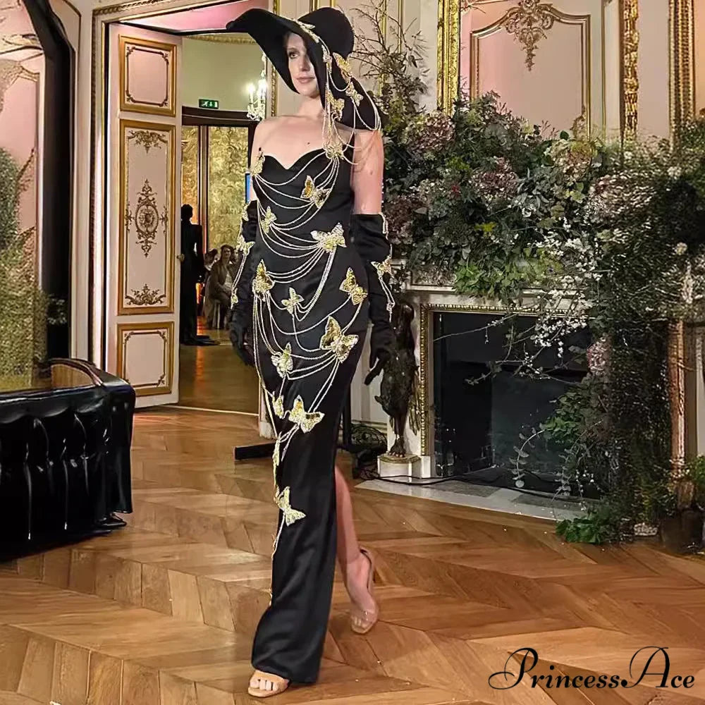 Beautiful High-Waisted Sparkling Bandage Dress Prom Dress