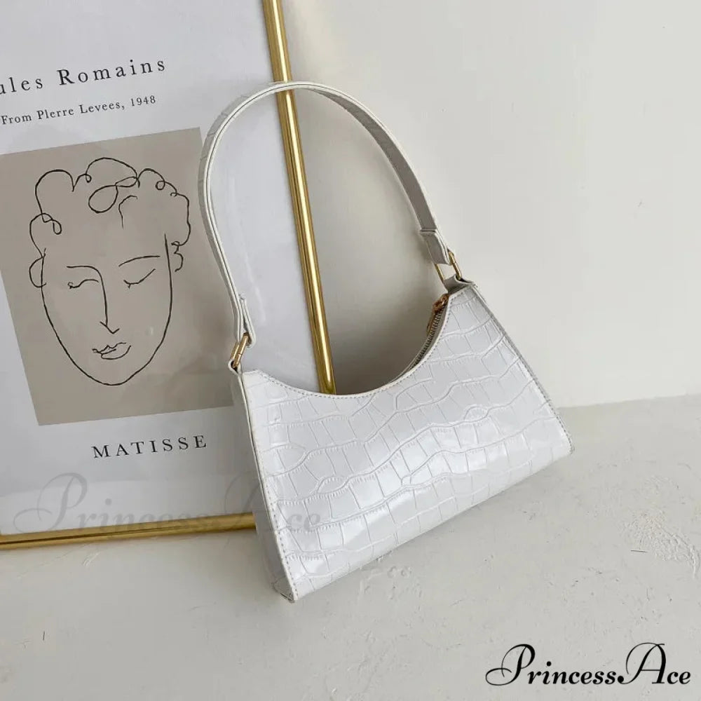 Beautiful Vintage Leather Shopping Shoulder Bag