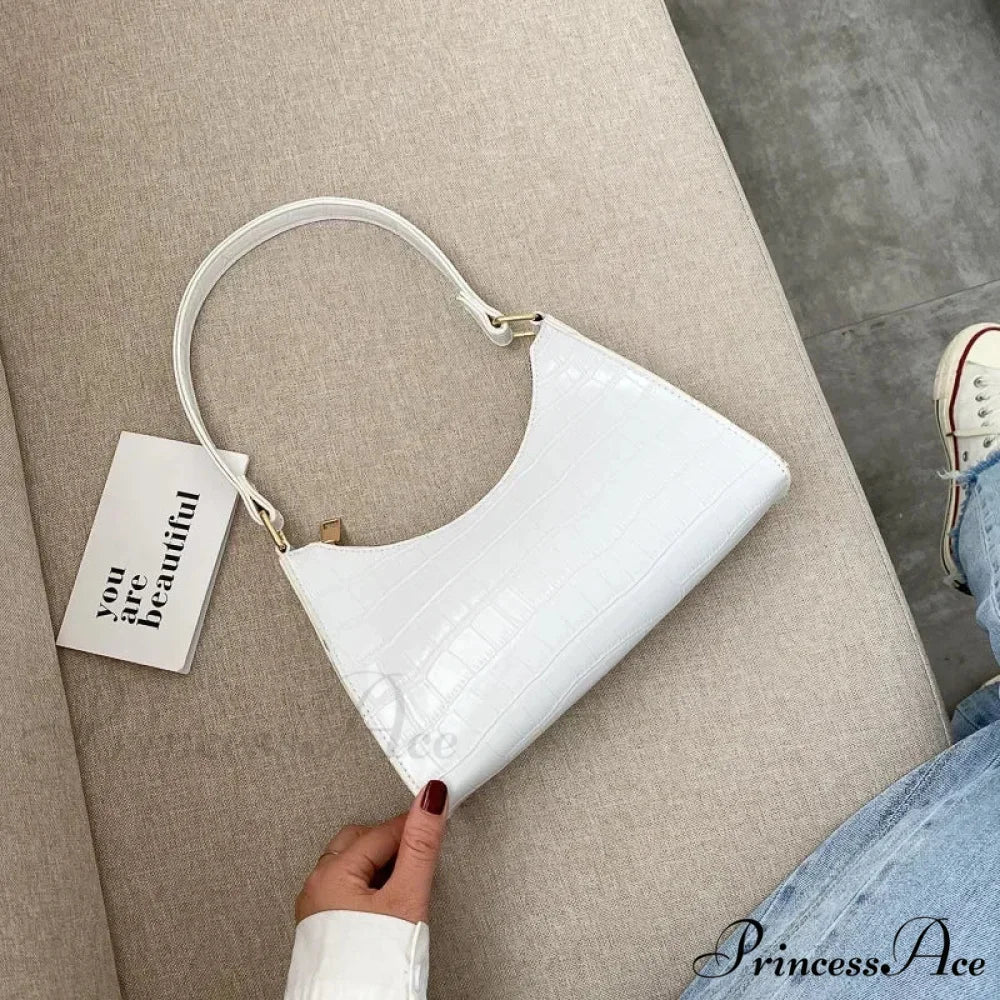 Beautiful Vintage Leather Shopping Shoulder Bag