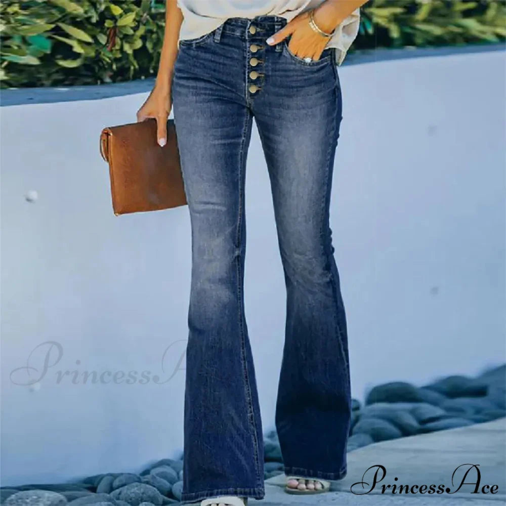 Bell Bottoms High Waisted Flare Jeans