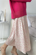 Floral Printed High Waist Fishtail Skirt