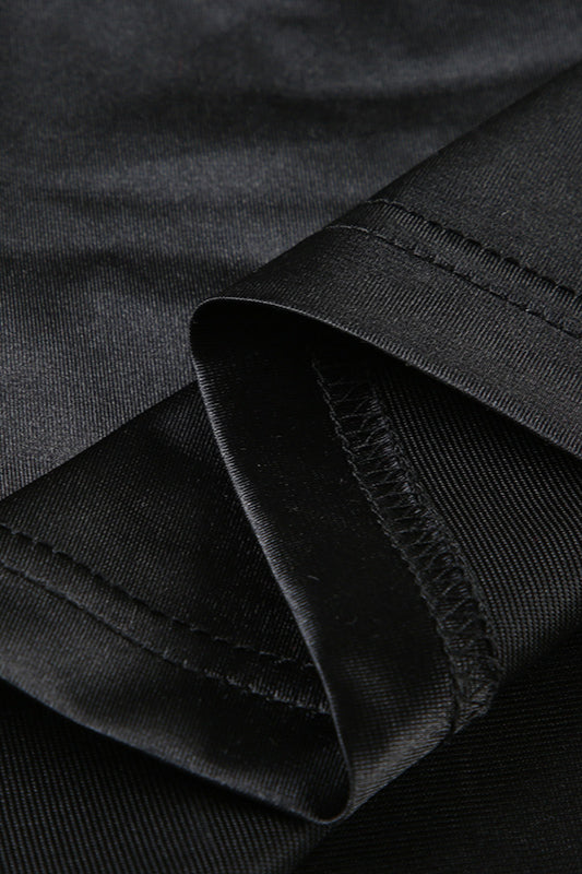 Elegant V-Neck Backless High Slit Maxi Dress