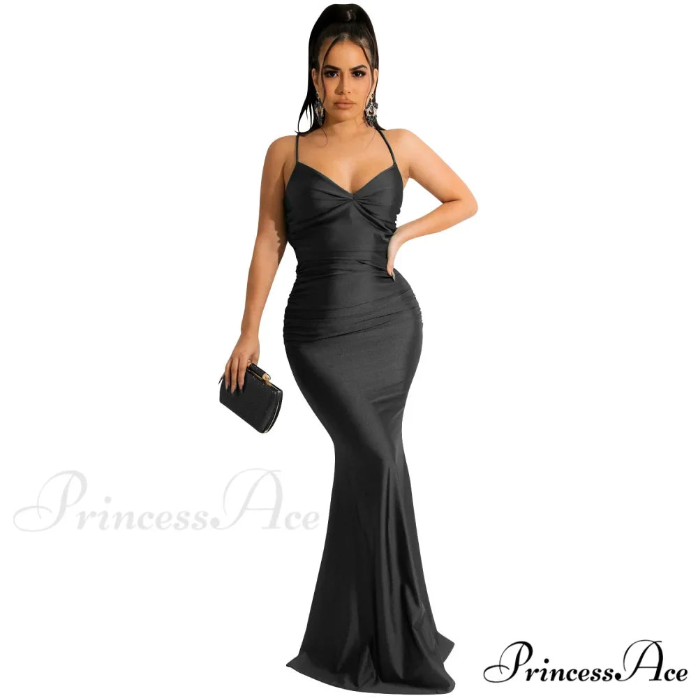 Bianca Ruched Stylish Mermaid Formal Dress