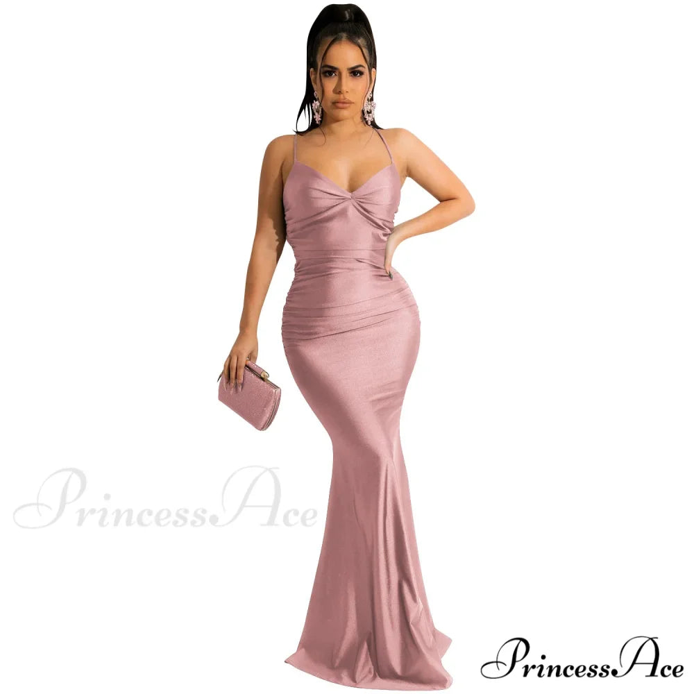 Bianca Ruched Stylish Mermaid Formal Dress