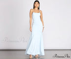 Billie Crepe Lace Charming Up Mermaid Gown