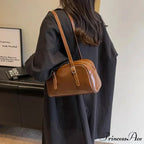 Black-and-White Style Boston Shoulder Crossbody Bag