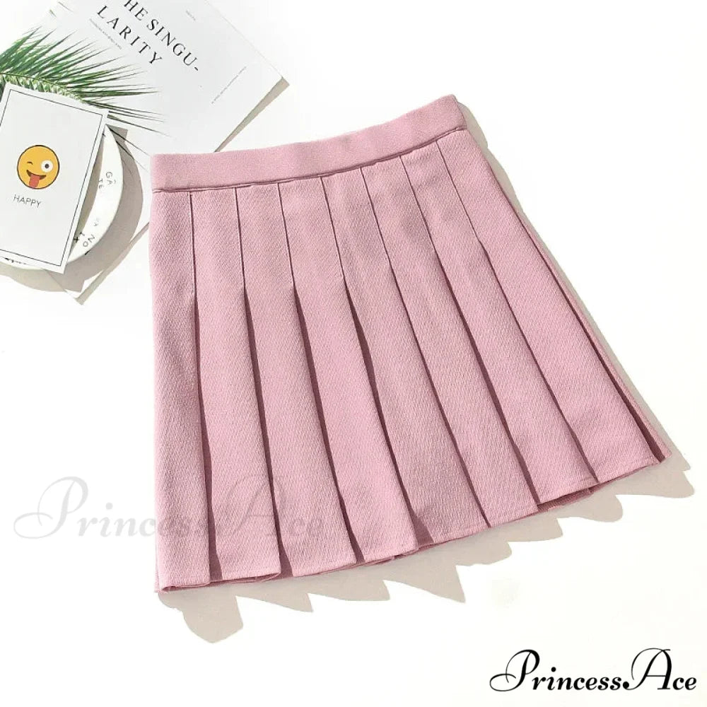 Black High Waist Pleated Vintage Gothic Streetwear Cross Print Skirt