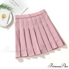 Black High Waist Pleated Vintage Gothic Streetwear Cross Print Skirt