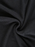 Black Ruched Graceful Bodycon Mini Dress