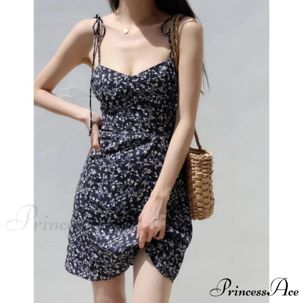 Black Short Sleeve Mini Dress