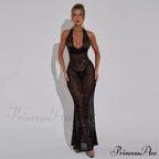 Bling Glitter Sequins Maxi Party Dress