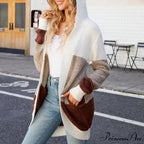 Block Color Cardigan