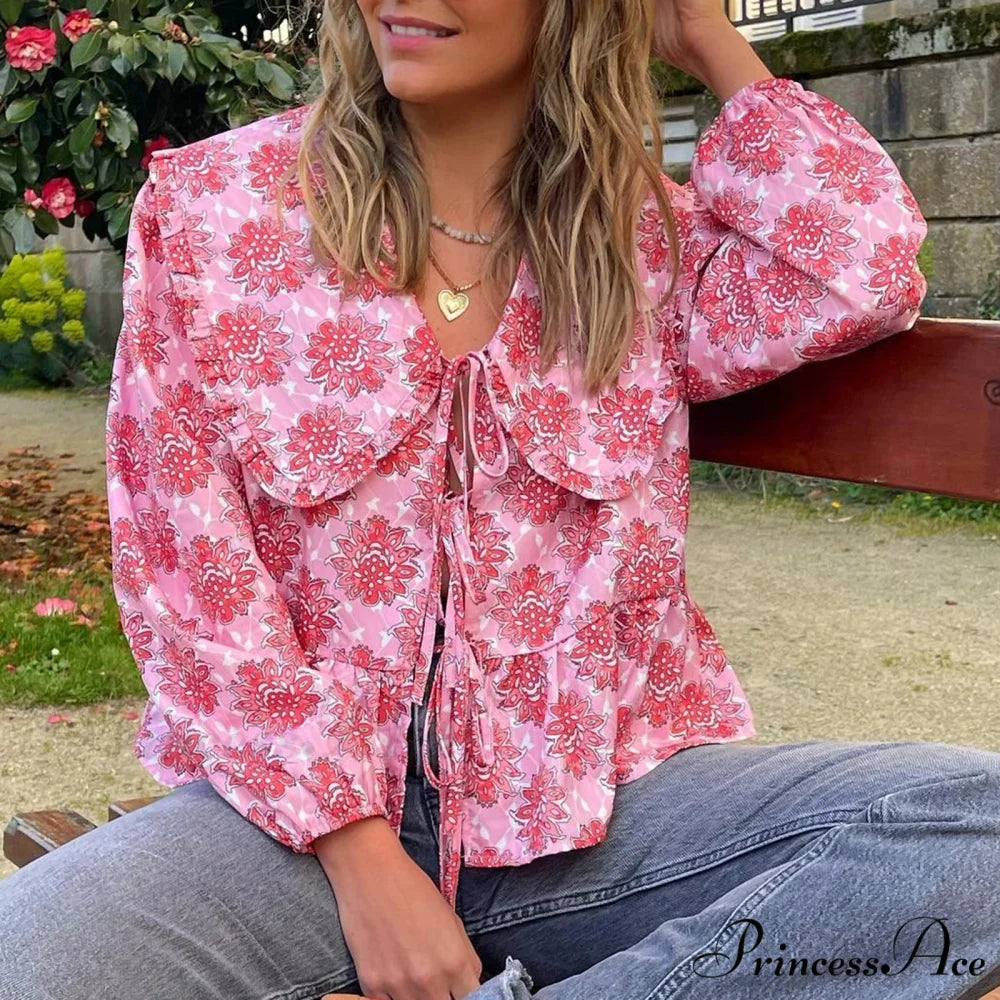 Blooming Babydoll Frilled Blouse