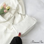 Blossom Design Handle Armpit Shoulder Bag