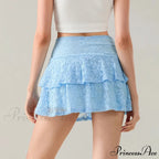 Blossom Lace Tiered Frilly Skirt