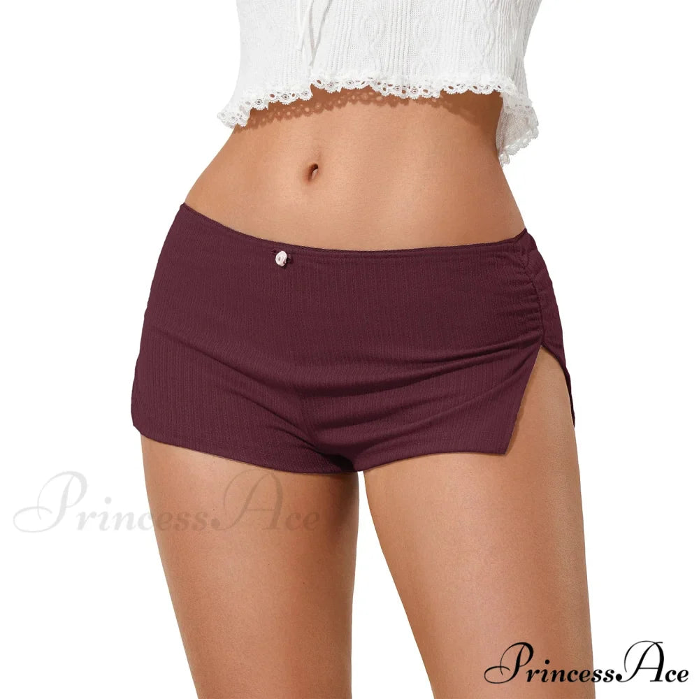 Blossom Ornament Cut Hem Bodycon Brief