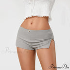 Blossom Ornament Cut Hem Bodycon Brief