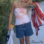 Blossom Tie Rearless Crop Top