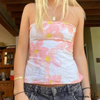 Blossom Tie Rearless Crop Top