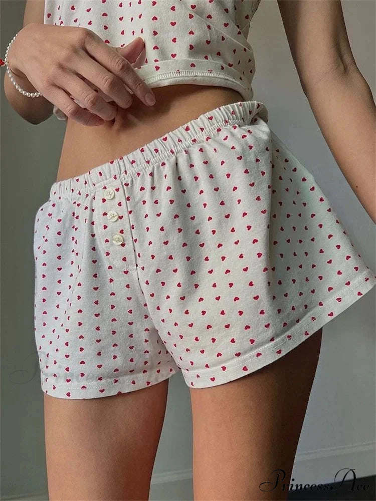 Blossoming Affection Banded Lounge Short