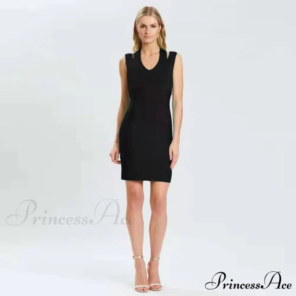 Blue Color Bodycon Dress