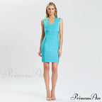 Blue Color Bodycon Dress