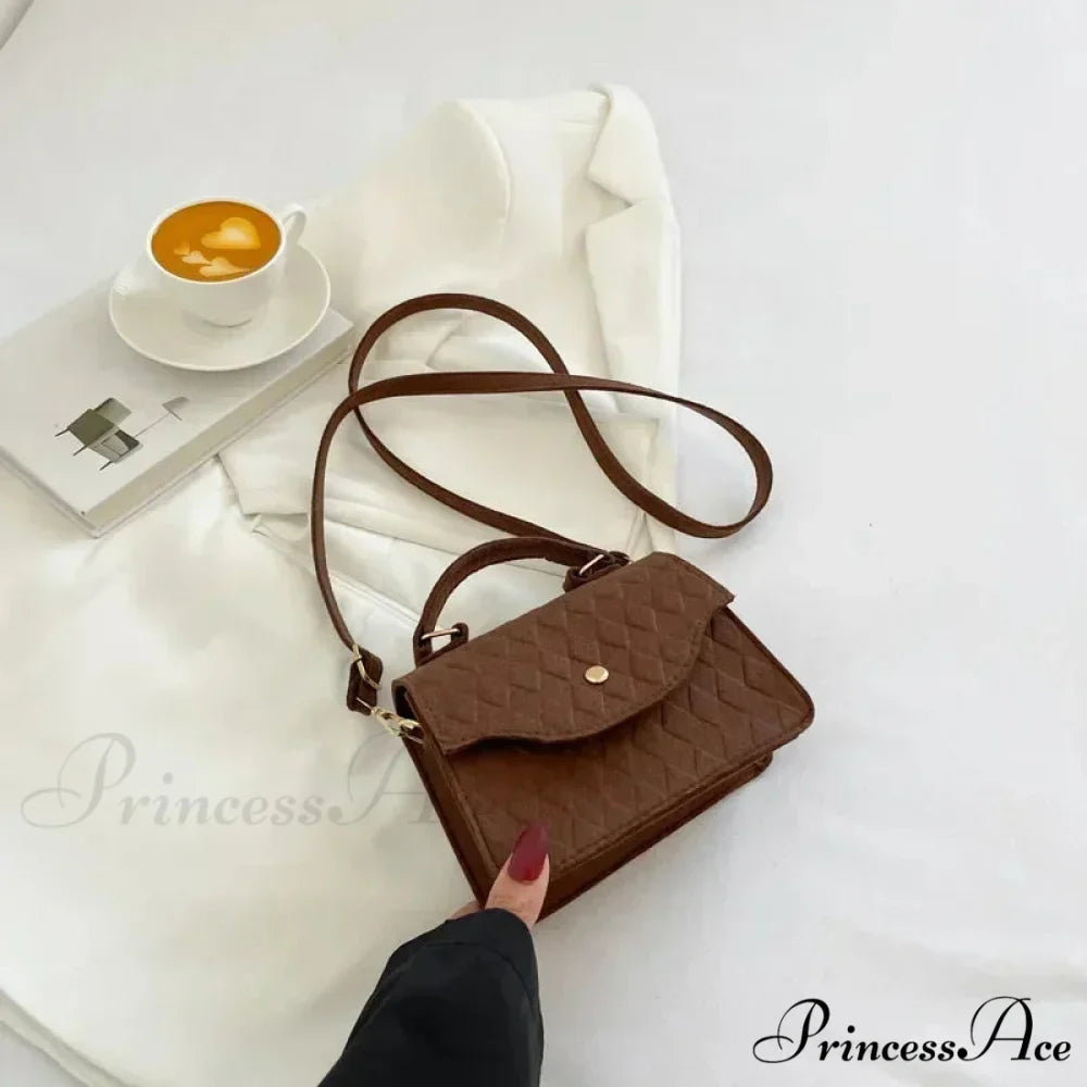 Blue Underarm Korean Style Shoulder Purse