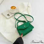 Blue Underarm Korean Style Shoulder Purse